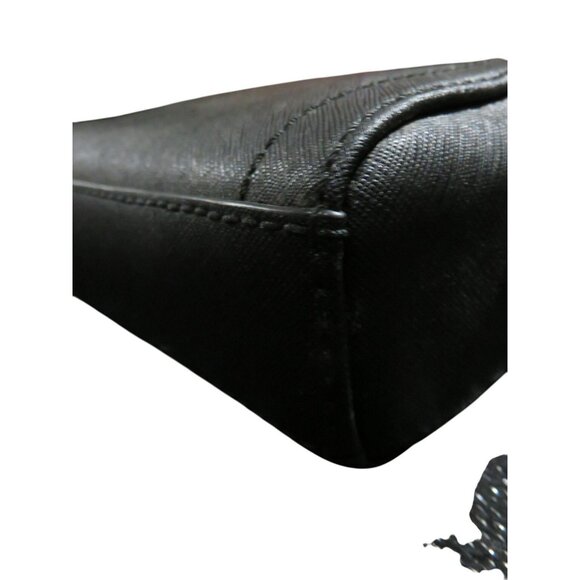 Marc Jacobs Black Playback Italian Saffiano Leather Crossbody Dome Saddle Bag - Picture 12 of 15